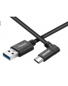 Avacom KABEL USB (2.0), USB A M- USB C M, 1.1M, OKRĄGŁY, CZARNY, ZŁĄCZE 90 ST  (KUAHXSX11B0V) - nr 1