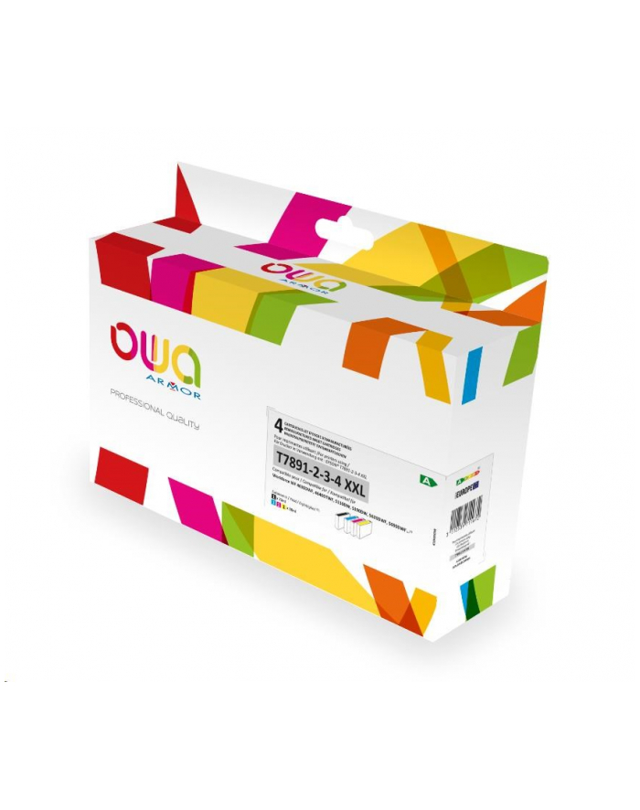 Armor CARTRIDGE PRO EPSON PACK 4 REMAN. T789 BCMY, 73ML/3X38ML, T789140/T789240/T789340/789440, CMYK (K10435OW) główny