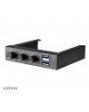 Akasa Panel FC06 V2 3.5 USB 3.0 czarny (AK-FC-06U3BK) - nr 1