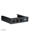Akasa Panel FC06 V2 3.5 USB 3.0 czarny (AK-FC-06U3BK) - nr 2