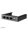 Akasa Panel FC06 V2 3.5 USB 3.0 czarny (AK-FC-06U3BK) - nr 8