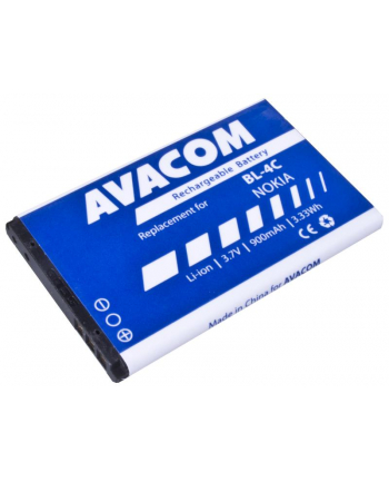 Avacom pro Nokia 6300 Li-Ion 3,7V 900mAh (náhrada BP-4C) (GSNO-BL4C-S900A)