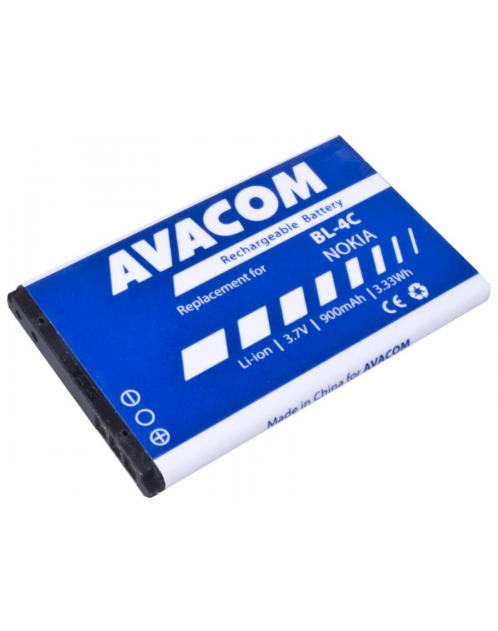 Avacom pro Nokia 6300 Li-Ion 3,7V 900mAh (náhrada BP-4C) (GSNO-BL4C-S900A) główny