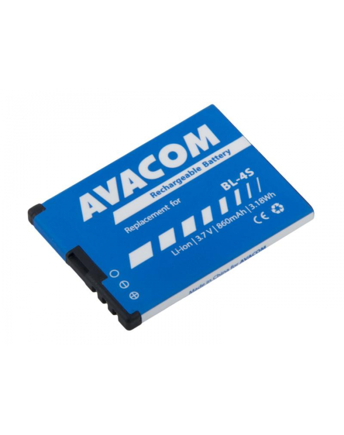 Avacom bateria DO NOKIA 3600 SLIDE 2680 LI-ION 3,7V 860MAH (ZAPAS BL-4S) (GSNO-BL4S-S860) główny