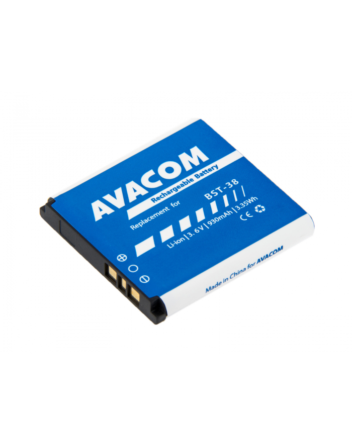 Avacom do Sony Ericsson S510i, K770, Li-Ion, 3.6V, 930mAh (GSSE-BST38-S930) główny