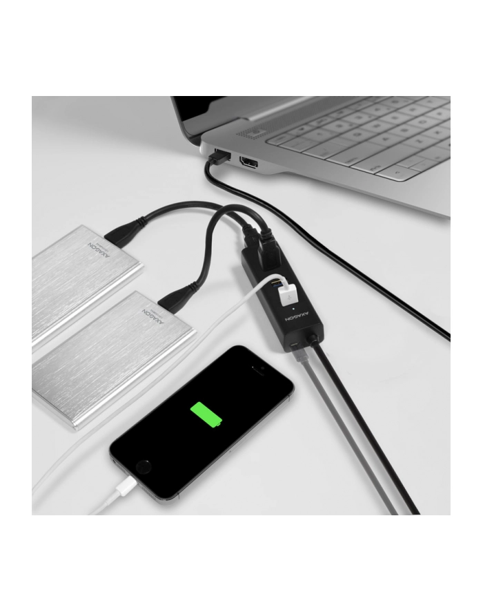 Axagon 4x USB 3.0 (HUES2BL) główny