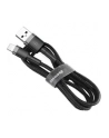 Baseus Kabel Kevlar USB Lightning iPhone 2.4A 1m Czarny (CALKLF-BG1) - nr 10