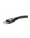 Baseus Kabel Kevlar USB Lightning iPhone 2.4A 1m Czarny (CALKLF-BG1) - nr 9