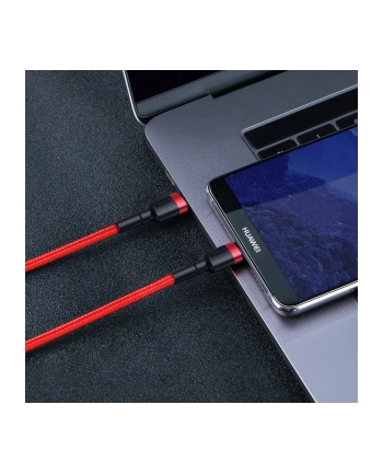 Baseus Kabel USB-C Cafule 2m Czerwony (CATKLF-H09)