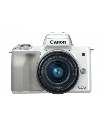 Canon EOS M50 biały + 15-45mm