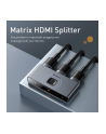 Baseus Matrix Adapter HDMI - 2x HDMI (CAHUBBC0G) - nr 1