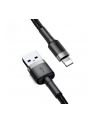 Baseus Baseus CAFULE LIGHTNING CABLE 50CM GREY/BLACK  (6953156274938) - nr 25