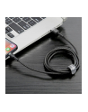 Baseus Kabel Kevlar USB Lightning iPhone 2.4A 1m Czarny (CALKLF-BG1) - nr 6