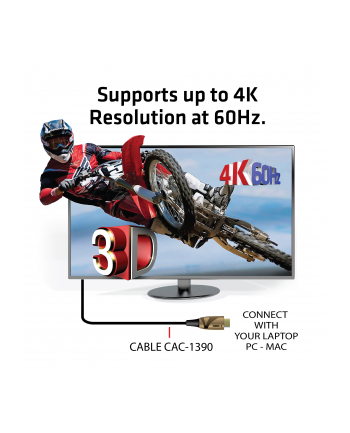 Kabel Club 3D HDMI - HDMI 30 Czarny (CAC-1390)
