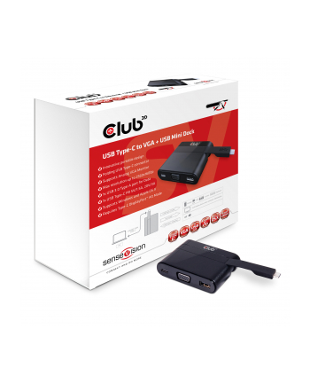 CLUB 3D CLUB3D ADAPTER USB 3.0 TYP C > VGA/USB3/USB-C     MINIDOCK RETAIL  (CSV1532)