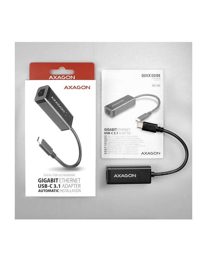 Axagon USB3.1 - Ethernet 10/100/1000 (ADESRC) główny