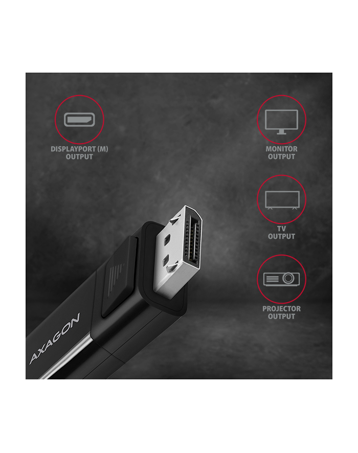 AXAGON AXAGON RVC-DPC USB-C > DP KABEL 1.8M  (RVCDPC) główny