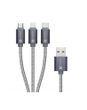 Connect IT Wirez 3in1 USB-C+microUSB+Lightning 1,2m (CL1229) - nr 5