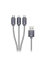 Connect IT Wirez 3in1 USB-C+microUSB+Lightning 1,2m (CL1229) - nr 6