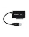 AXAGON KIESZEŃ  ADAPTER SATA NA USB 3.0 + ZASILACZ CZARNY  (ADSAFP3) - nr 1