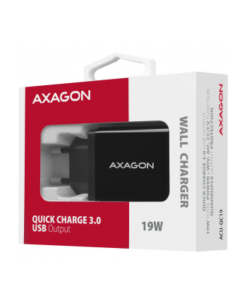 AXAGON QUICK 1x port QC3.0/AFC/FCP/SMART 19W (ACU-QC19)