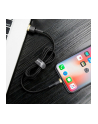 Baseus Cafule Cable wytrzymały nylonowy kabel przewód USB / Lightning QC3.0 2.4A 1M czarno-złoty (CALKLF-BV1) - nr 18