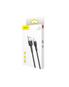 Baseus Cafule Cable wytrzymały nylonowy kabel przewód USB / Lightning QC3.0 2.4A 1M czarno-złoty (CALKLF-BV1) - nr 4
