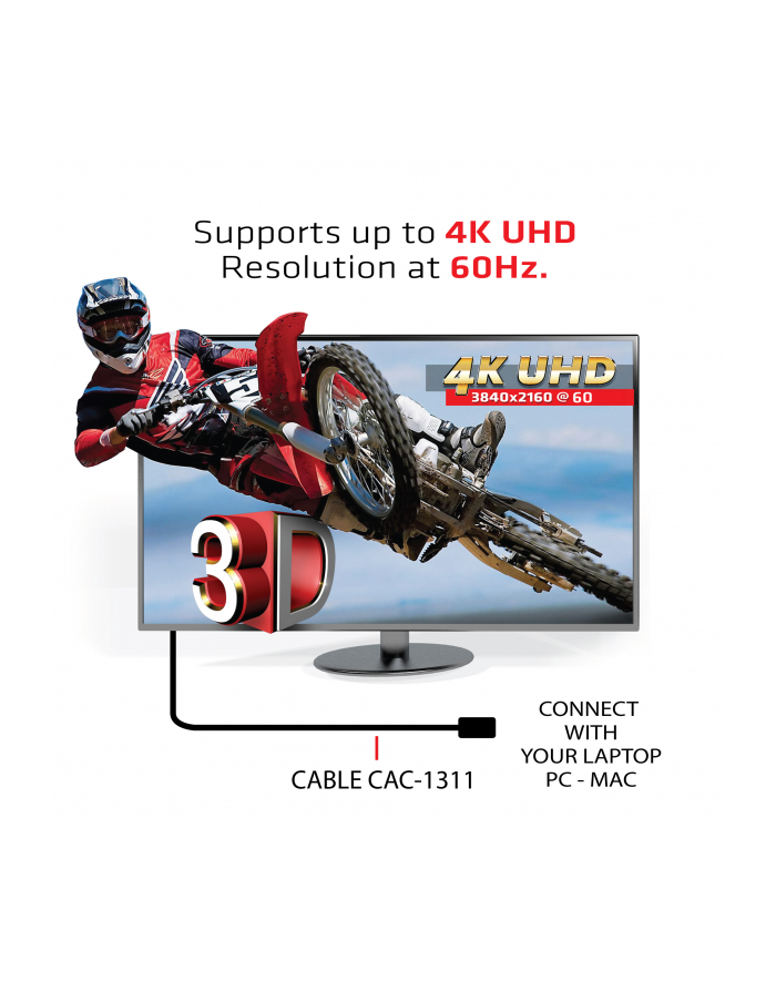 Club 3D Kabel HDMI 4K 1m (CAC-1311) główny