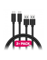 Kabel Connect IT Wirez USB/USB-C, 1m (2 ks v balení) (CCA-5006-BK) Czarny - nr 1