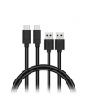 Kabel Connect IT Wirez USB/USB-C, 1m (2 ks v balení) (CCA-5006-BK) Czarny - nr 4