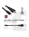 Club 3D Kabel HDMI - Micro HDMI 1m Czarny (CAC-1351) - nr 36