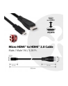 Club 3D Kabel HDMI - Micro HDMI 1m Czarny (CAC-1351) - nr 42