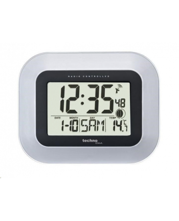 Conrad Cyfrowy Zegar Ścienny Dcf Srebrny nr 2