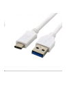 C-Tech Kabel USB C-Tech USB 3.0 AM na Type-C 1m biały (CBUSB3C10W) - nr 1