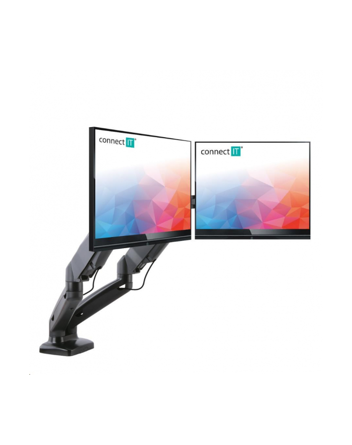 Connect IT Connect IT TWINARM PREMIUM STOJAK NA 2 MONITORY, CZARNY CMF-3207-BK główny