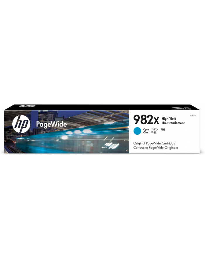 HP 982X błękitny (T0B27A) główny