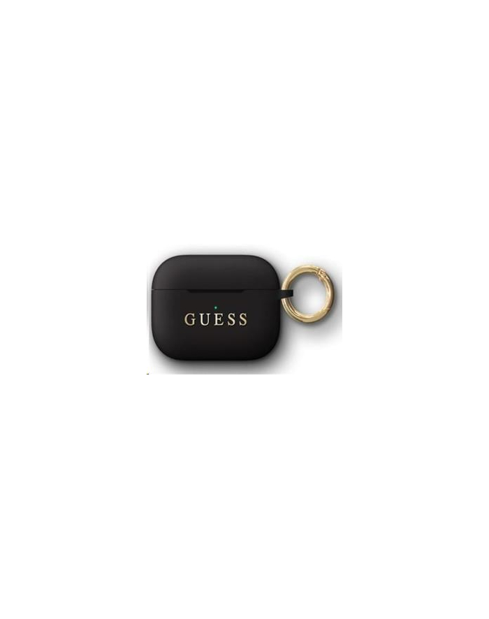 GUESS AIRPODS PRO COVER SILICONE CZARNY (GUACAPSILGLBK) główny