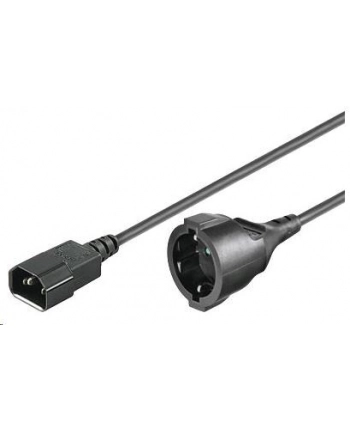 Goobay Kabel Przedłużający Do Ups Iec C14 Schuko (Type F, Cee 7/7) 1,5M (55528)