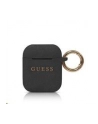 Guess AirPods cover Silicone Czarny (GUACCSILGLBK) - nr 1