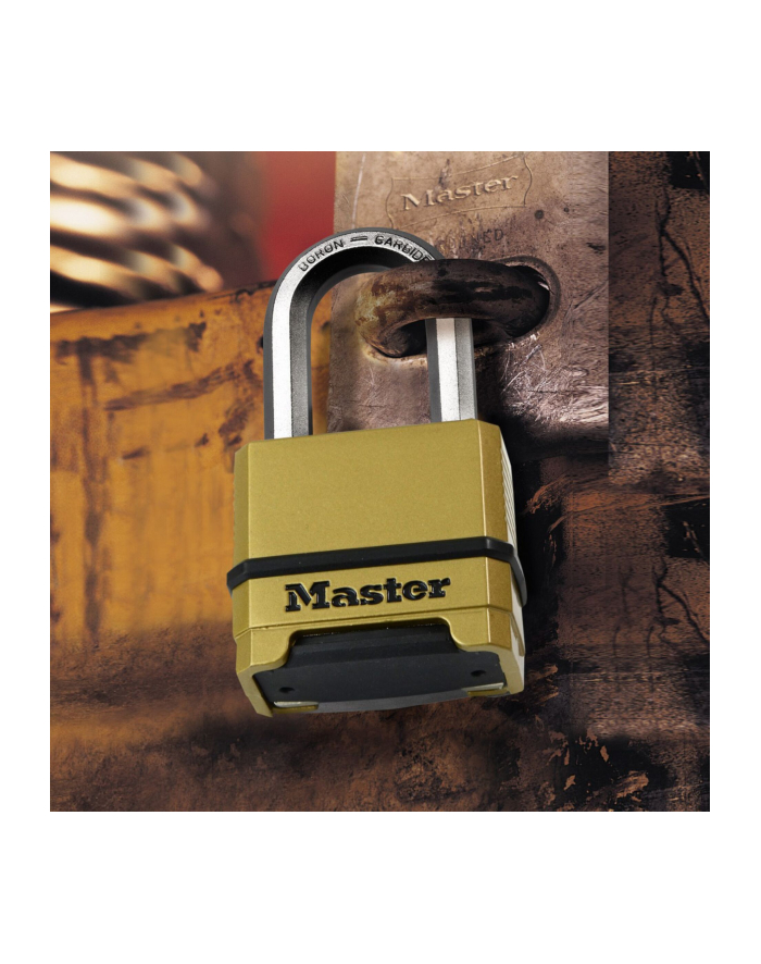 Master Lock Kłódka EXCELL cynkowana na szyfr 50mm BOR/OCT 9mm M175EURDLF główny