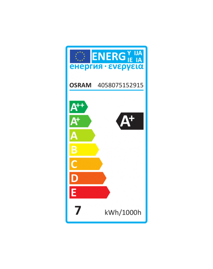 Ledvance Led E14 Valueclb60 7W827 230Vfr Fs1 806Lm 2700K (4058075152915) główny