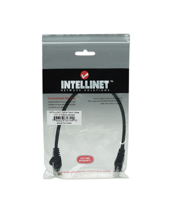Intellinet Network Solutions Patchcord Cat5e CCA U/UTP PVC 0,25m Czarny (347440)