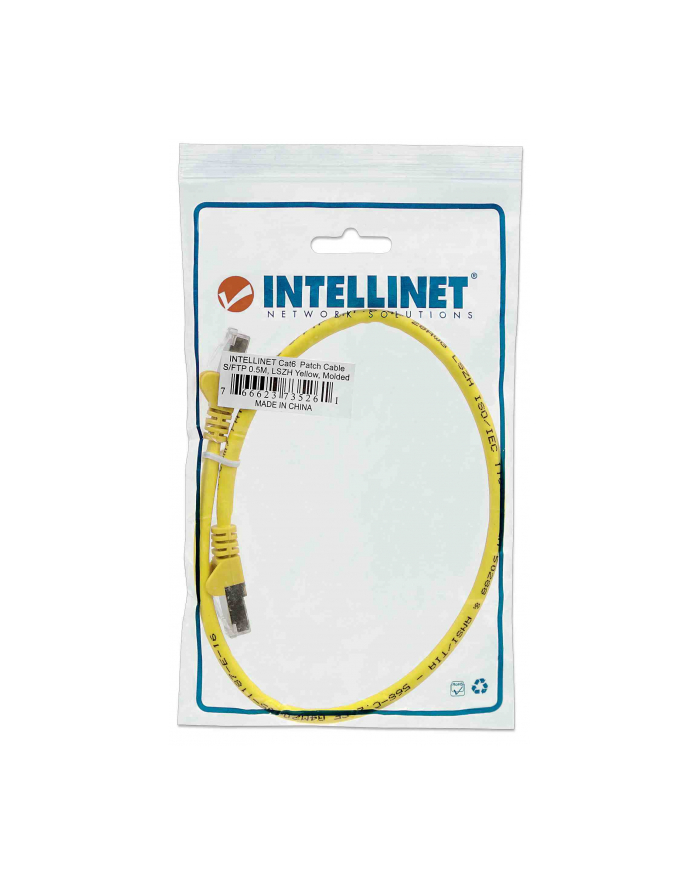 Intellinet Network Solutions RJ-45/RJ-45 kat.6A CU S/FTP LSOH 5m Żółty (350518) główny