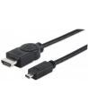 HDMI-Kabel przyłączeniowy złącze męsk(typ D) Czarny (66623324427) - nr 1