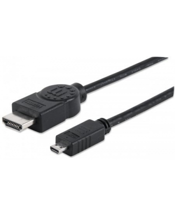 HDMI-Kabel przyłączeniowy złącze męsk(typ D) Czarny (66623324427)
