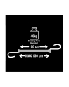 MasterLock Gumowa Linka Mocująca Z Hakiem Bungi Cords 3022 9,5 Mm-100 Cm Zestaw 2 Szt. Żółta 3022Eurdat - nr 6