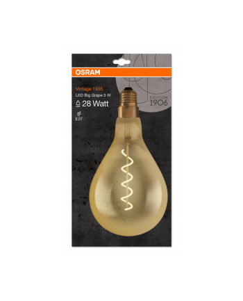 Osram Ledvance Vintage 1906 Led Cl A160 Fil Gold 28 NonDim 5W/820 E27