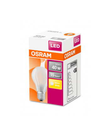 Osram Żarówka Led Star Cl A Gl Fr 40 Nondim 4W 827 E27 (Ledstarclaglfr40Nondim4W)