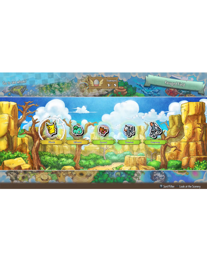 Pokemon Mystery Dungeon Rescue Team Dx (Gra NS) główny