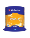 DVD-R VERBATIM 43549 4.7GB 16x CAKE 100 SZT - nr 24